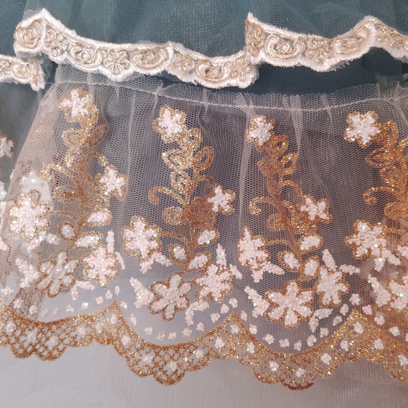 Weissman Dance Dress Costume Ballerina Sparkle Sequin - Picture 10 of 15